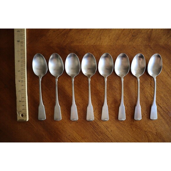Lot of 8x Soup Place Spoon Oneida AMERICAN COLONIAL 18/10 Stainless Satin 6.6\
